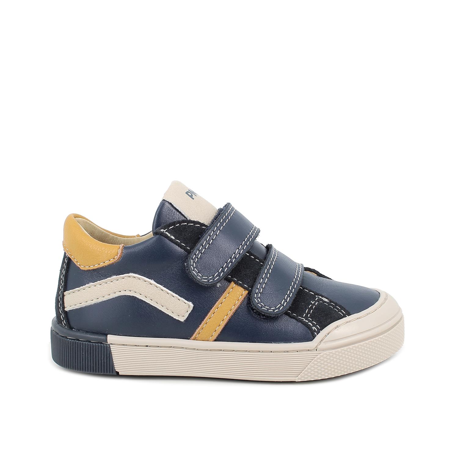 JUNGE SNEAKER BLAU MIT VELCRO