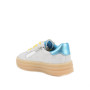 Sneakers for girls silver with zip Sneakers for girls silver with zip