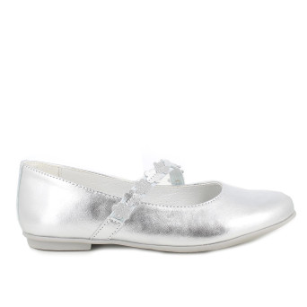 Mary jane shoes for girls silver with elastic Mary jane shoes for girls silver with elastic