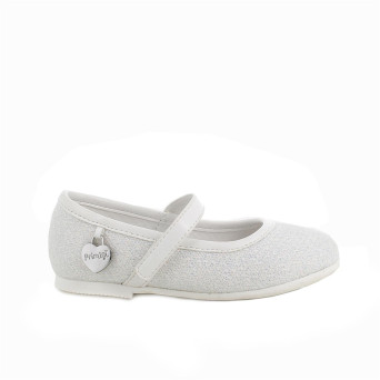Bailarina para niña blanco con velcro Bailarina para niña blanco con velcro