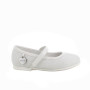 Ballerine pour fille blanc avec velcro Ballerine pour fille blanc avec velcro
