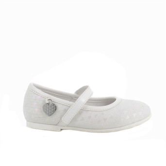 Bailarina para niña blanco con velcro Bailarina para niña blanco con velcro