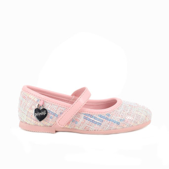 Bailarina para niña rosa con velcro Bailarina para niña rosa con velcro
