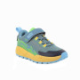 Sneakers gore-tex da bambino turchese e verde con strap Sneakers gore-tex da bambino turchese e verde con strap