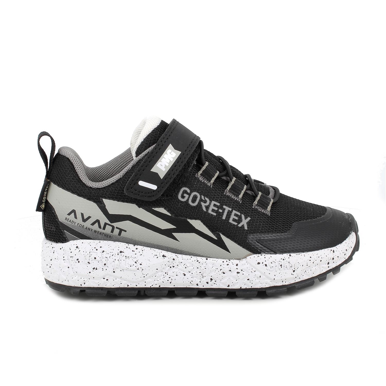 Gore-tex sneakers for boys black and grey with velcro