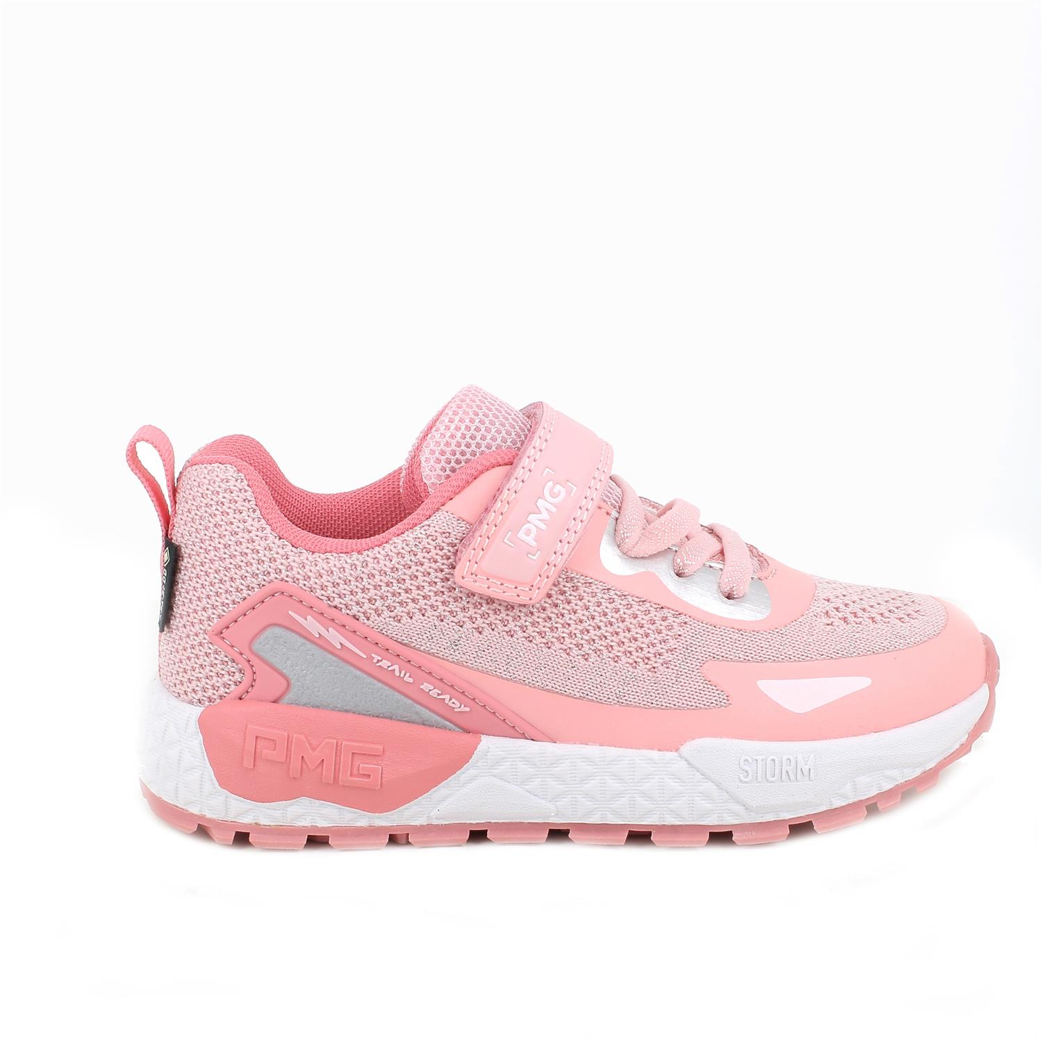 Кроссовки с мембряной gore-tex для девочек,розовый с глиттером