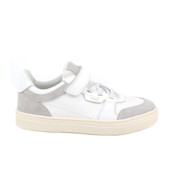 Sneakers for boys white and grey with velcro Sneakers for boys white and grey with velcro