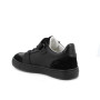 Sneakers da bambino nero con strap Sneakers da bambino nero con strap