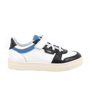 Sneakers for boys white and black with velcro Sneakers for boys white and black with velcro