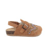 Sandalia para niña marron con velcro Sandalia para niña marron con velcro