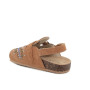 Sandalia para niña marron con velcro Sandalia para niña marron con velcro