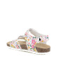 Sandalia para niña blanco y fucsia con velcro Sandalia para niña blanco y fucsia con velcro
