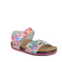 Sandale pour fille rose et fuxia avec velcro Sandale pour fille rose et fuxia avec velcro