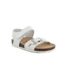 Sandalia para niña blanco con velcro Sandalia para niña blanco con velcro