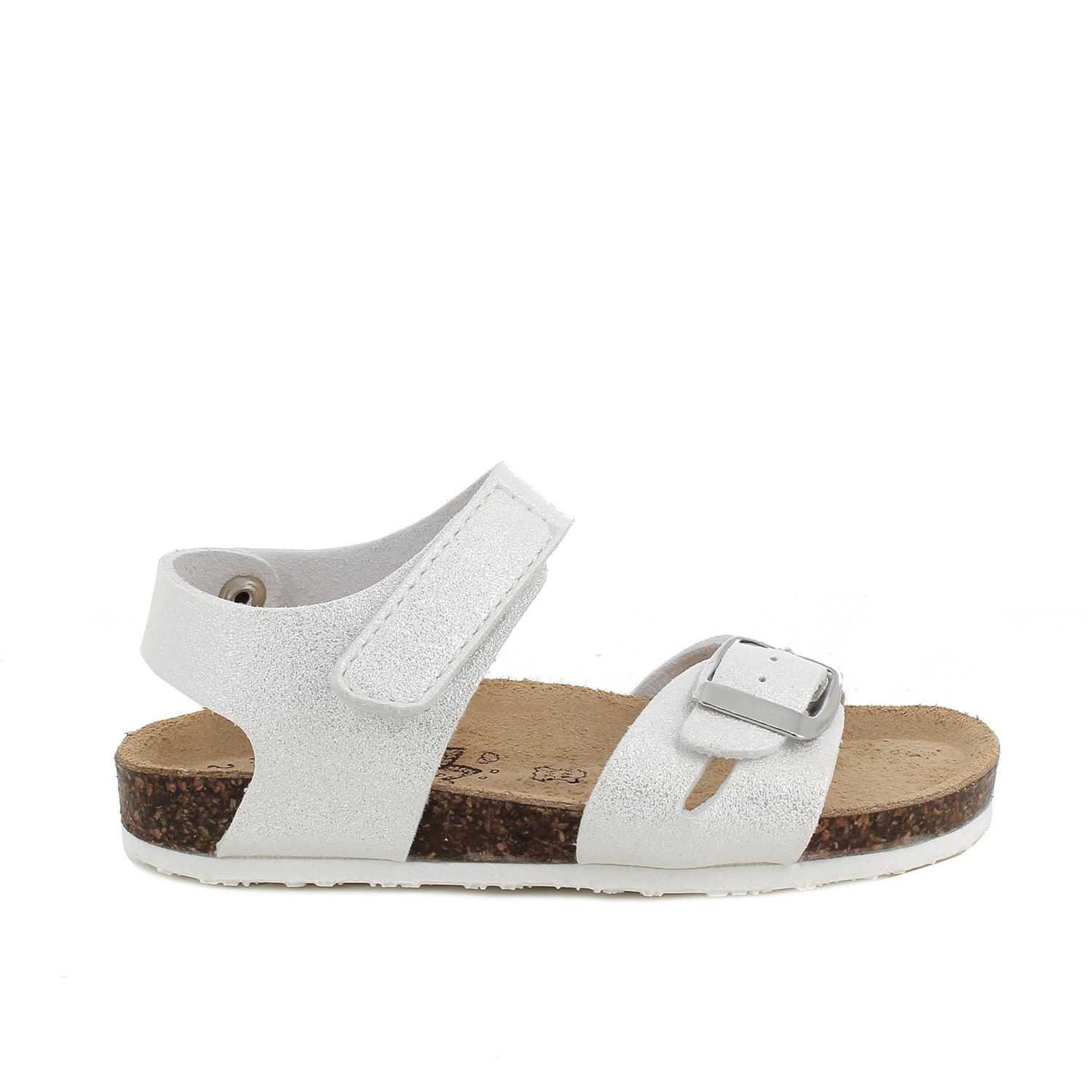 Sandale pour fille blanc avec velcro