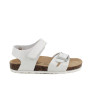 Sandalia para niña blanco con velcro Sandalia para niña blanco con velcro