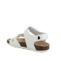 Sandalia para niña blanco con velcro Sandalia para niña blanco con velcro