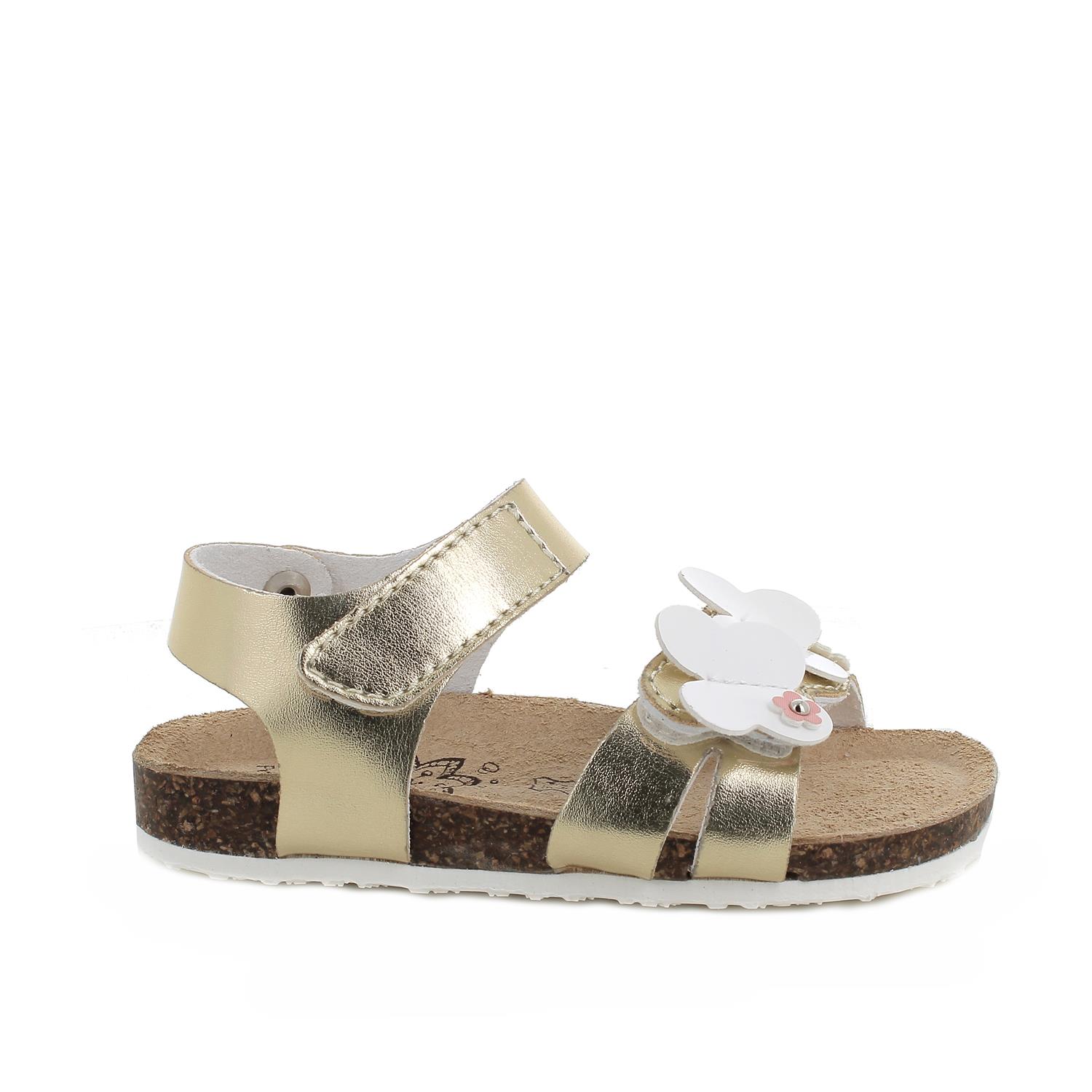 Sandale pour fille platinum avec velcro