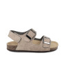 Sandali da bambino beige con strap Sandali da bambino beige con strap