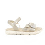 Sandals for girls platinum with velcro Sandals for girls platinum with velcro