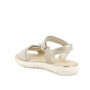 Sandals for girls platinum with velcro Sandals for girls platinum with velcro