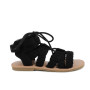 Sandalia para niña negro con velcro Sandalia para niña negro con velcro