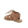 Sandalia para niña marron con velcro Sandalia para niña marron con velcro