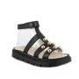 Sandale pour fille noir avec velcro Sandale pour fille noir avec velcro
