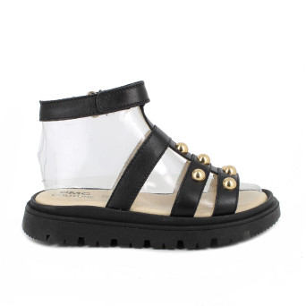 Sandale pour fille noir avec velcro Sandale pour fille noir avec velcro