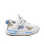 Sneakers da bambino bianco con strap Sneakers da bambino bianco con strap