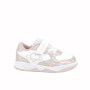 Sneaker pour fille blanc et rose avec velcro Sneaker pour fille blanc et rose avec velcro