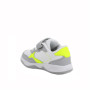 Sneaker pour garçon gris et blanc avec velcro Sneaker pour garçon gris et blanc avec velcro