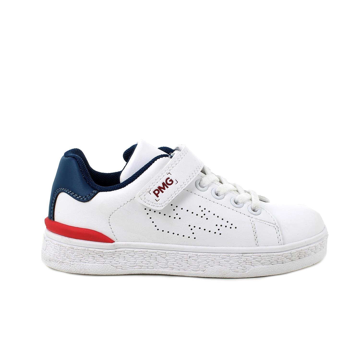 Sneaker pour garçon blanc avec velcro