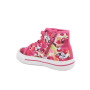 Sneakers da bambina fuxia e bianco con zip Sneakers da bambina fuxia e bianco con zip