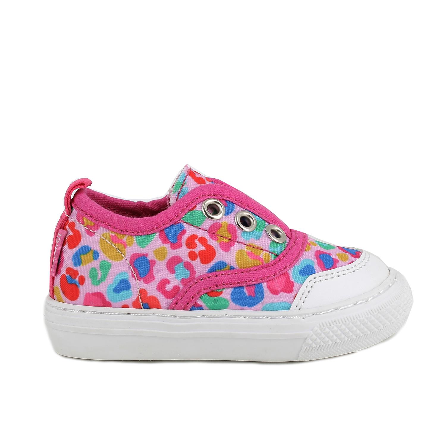 Sneakers da bambina rosa e fuxia con