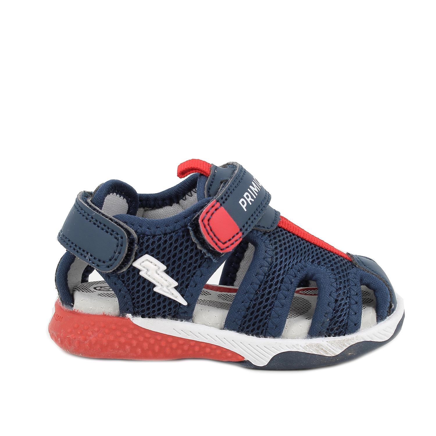 Sandals for boys blue with velcro
