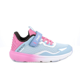 Sneaker pour fille bleu clair avec velcro Sneaker pour fille bleu clair avec velcro