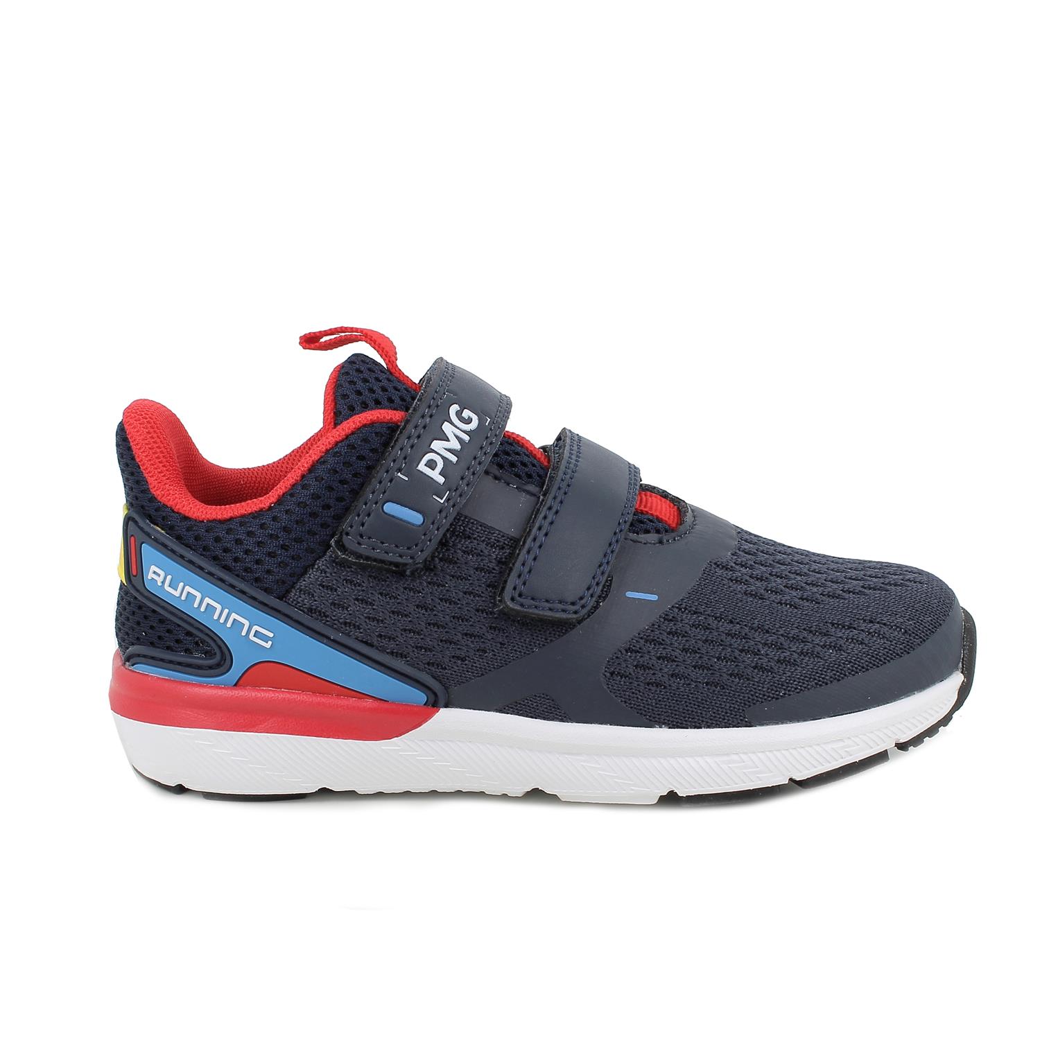 Sneakers for boys blue with velcro