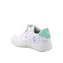 Deportivo para niña blanco y verde con velcro Deportivo para niña blanco y verde con velcro