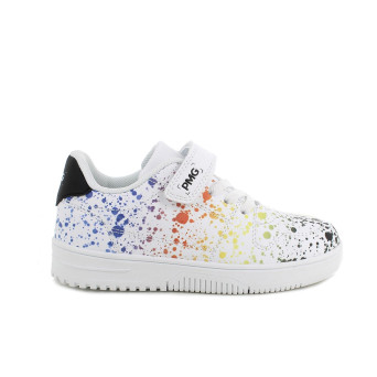 Sneakers for girls white and orange with velcro Sneakers for girls white and orange with velcro