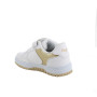 Sneaker pour fille blanc et platinum avec velcro Sneaker pour fille blanc et platinum avec velcro