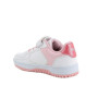 Deportivo para niña blanco y rosa con velcro Deportivo para niña blanco y rosa con velcro
