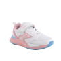 Deportivo para niña blanco y rosa con velcro Deportivo para niña blanco y rosa con velcro