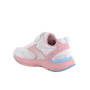 Deportivo para niña blanco y rosa con velcro Deportivo para niña blanco y rosa con velcro