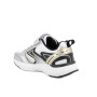Deportivo para niña plata y negro con velcro Deportivo para niña plata y negro con velcro