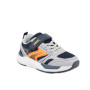 Sneaker pour garçon gris et bleu avec velcro Sneaker pour garçon gris et bleu avec velcro