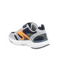 Sneaker pour garçon gris et bleu avec velcro Sneaker pour garçon gris et bleu avec velcro