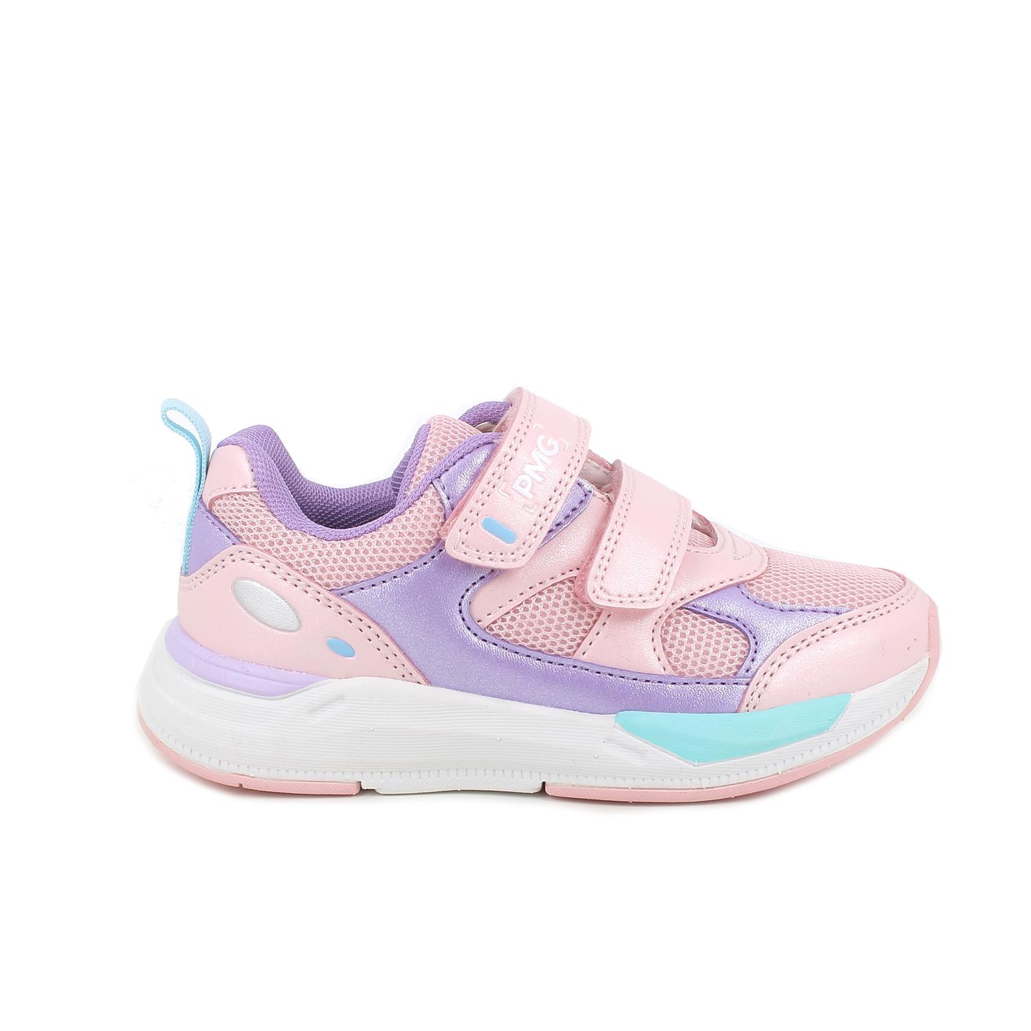 MÄDCHEN SNEAKER ROSA UND VIOLETT MIT VELCRO