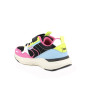 Sneaker pour fille noir et fuxia avec velcro Sneaker pour fille noir et fuxia avec velcro