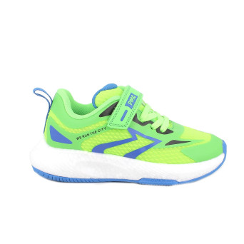 Sneaker pour garçon vert avec velcro Sneaker pour garçon vert avec velcro
